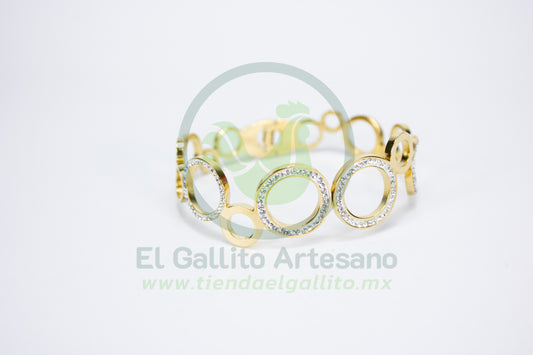 Brazalete 24-4 MD11 Dorado