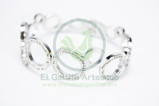 Brazalete 24-4 MD12 Plateado