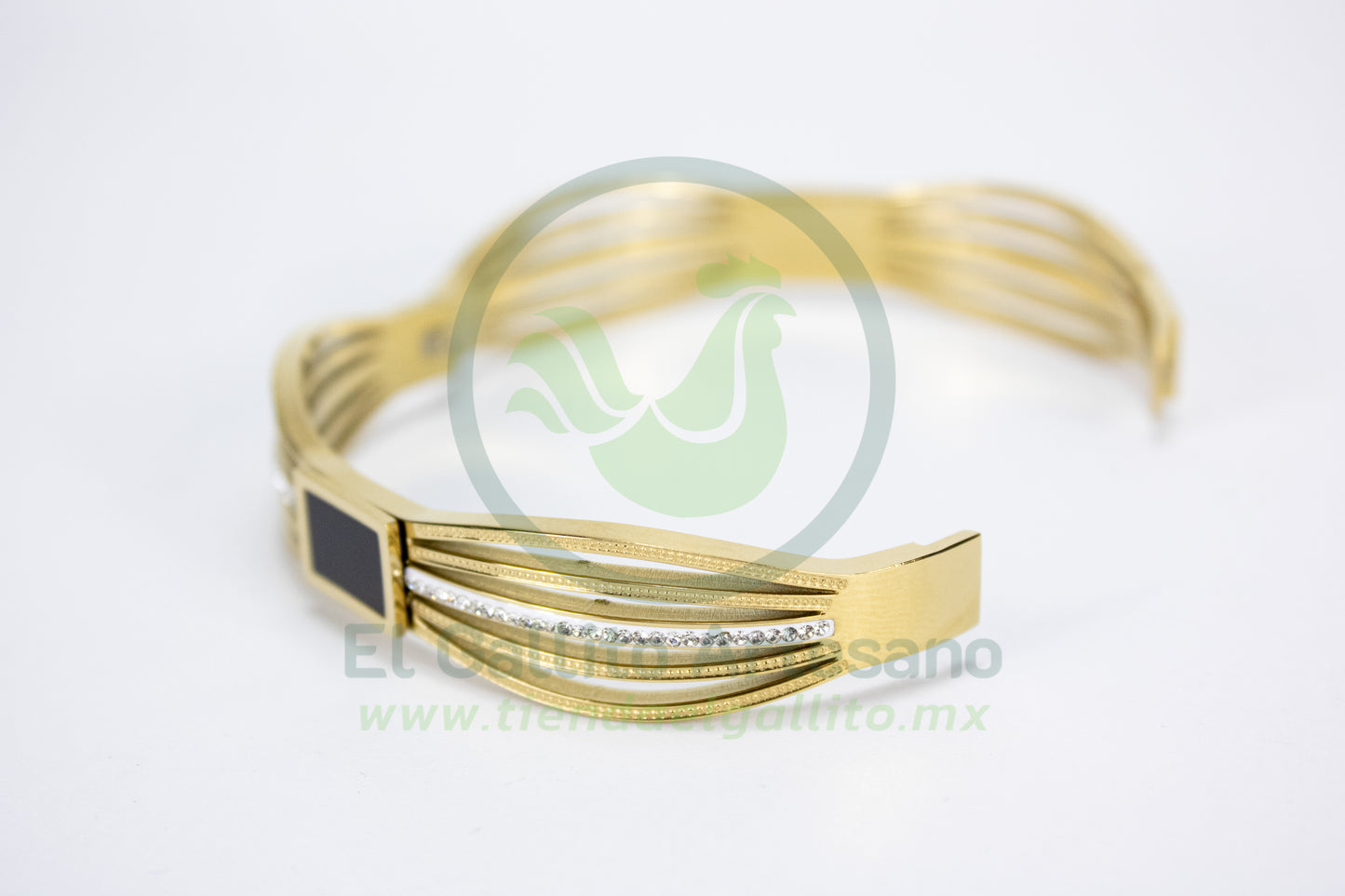 Brazalete 24-4 | Rect. Malaquita