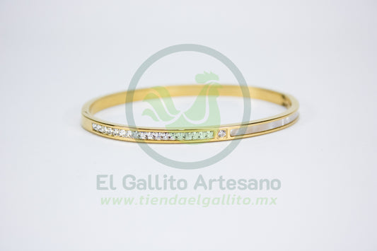 Brazalete 24-4 MD02 Dorado