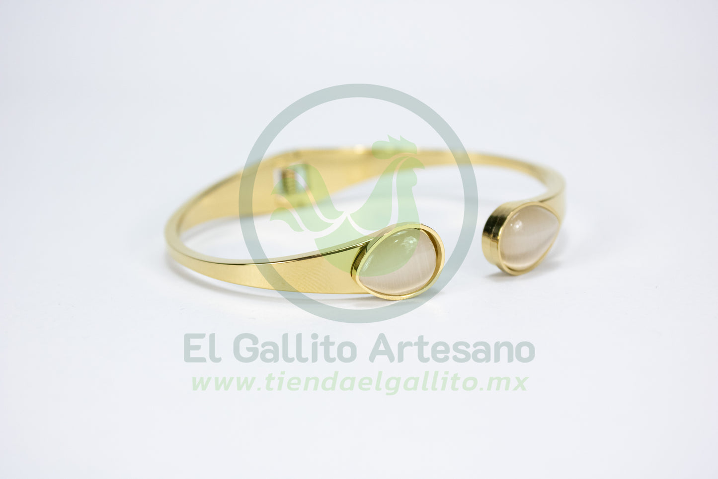 Brazalete 24-4 MD07 Dorado Rosa