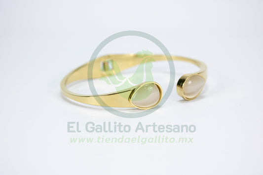 Brazalete 24-4 MD07 Dorado Rosa