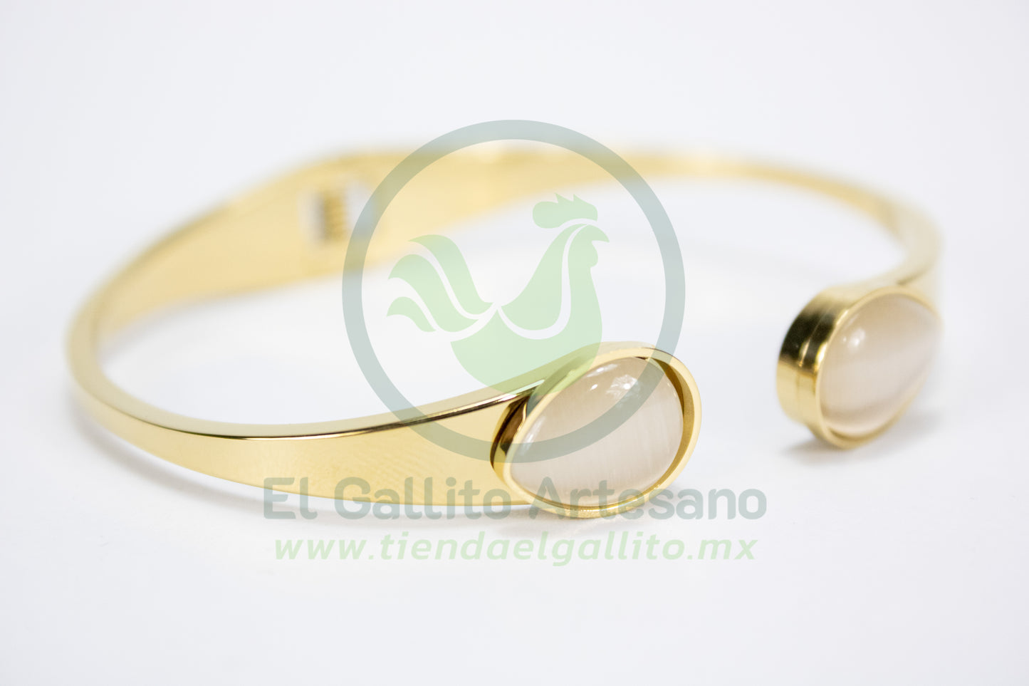 Brazalete 24-4 MD07 Dorado Rosa