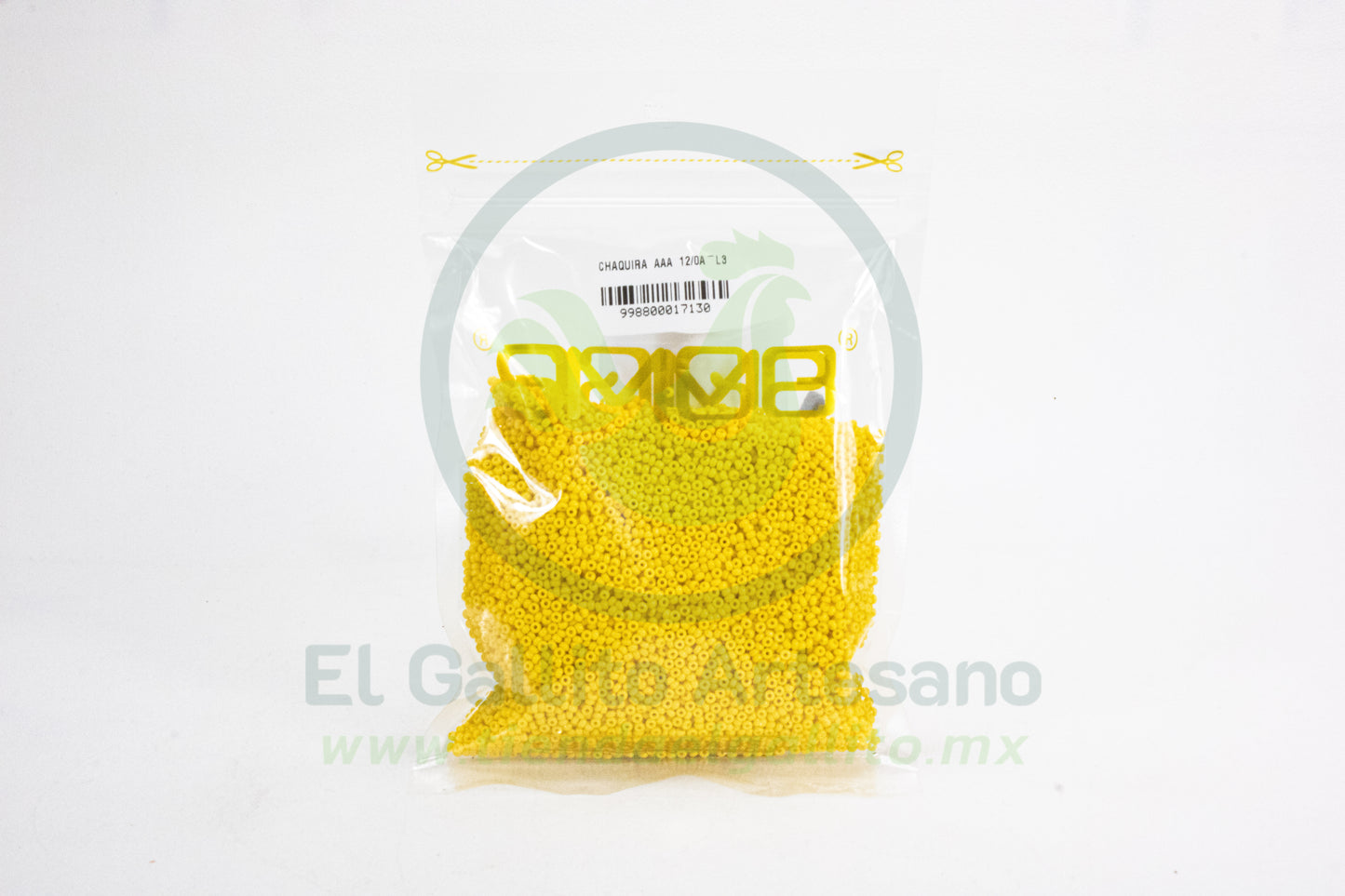 Chaquira AAA 12/0A-L3 | Amarillo Oscuro