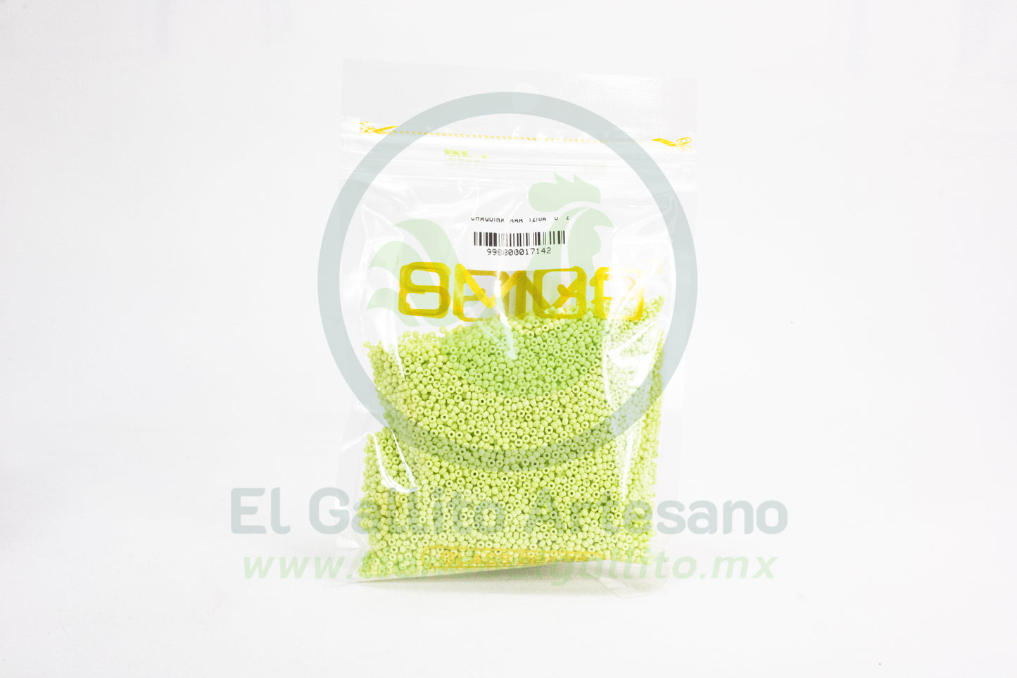 Chaquira AAA 12/0A-O-2 | Verde Pálido