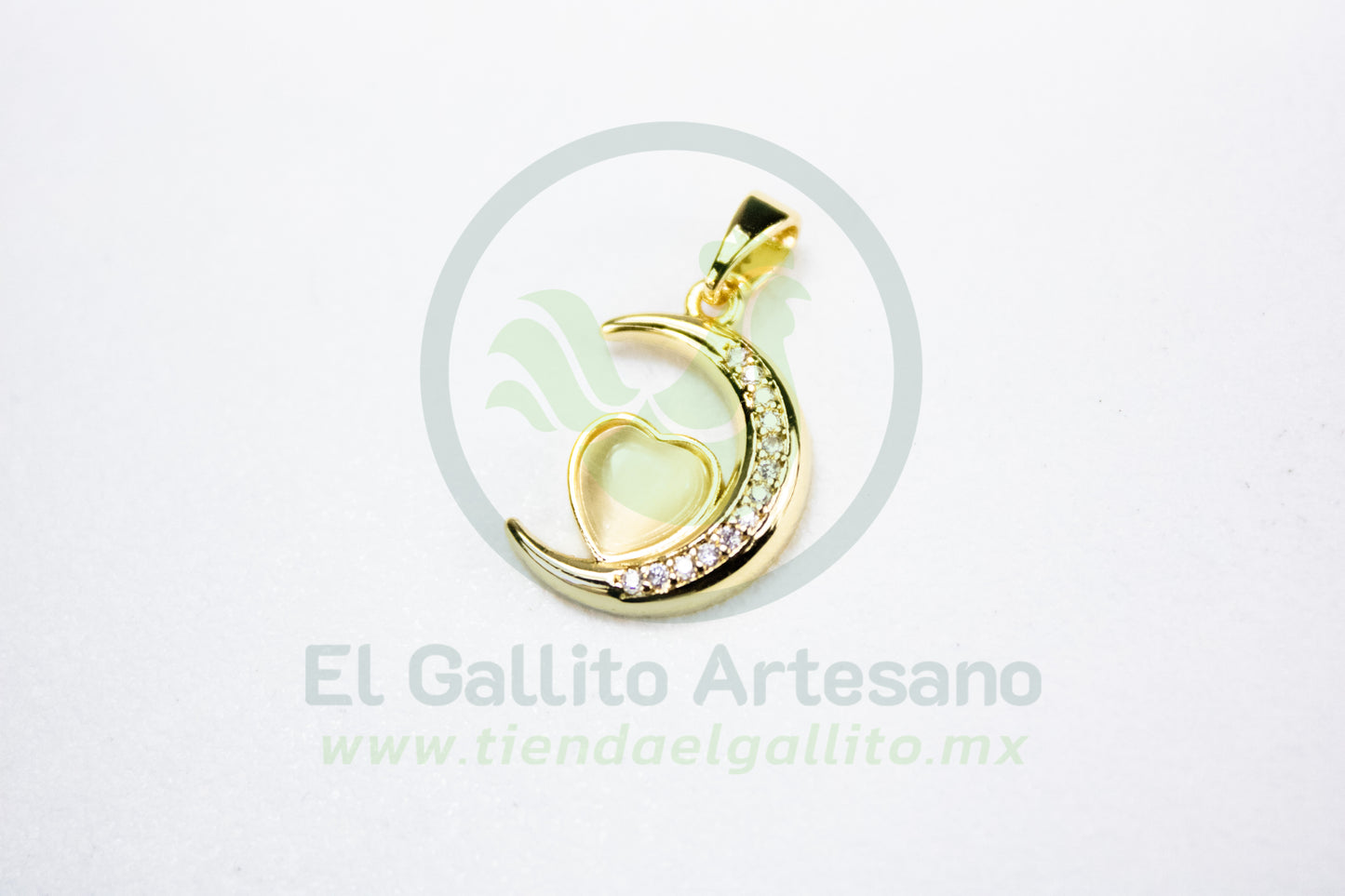 Charms #47 25-1 | Luna Corazón Beige