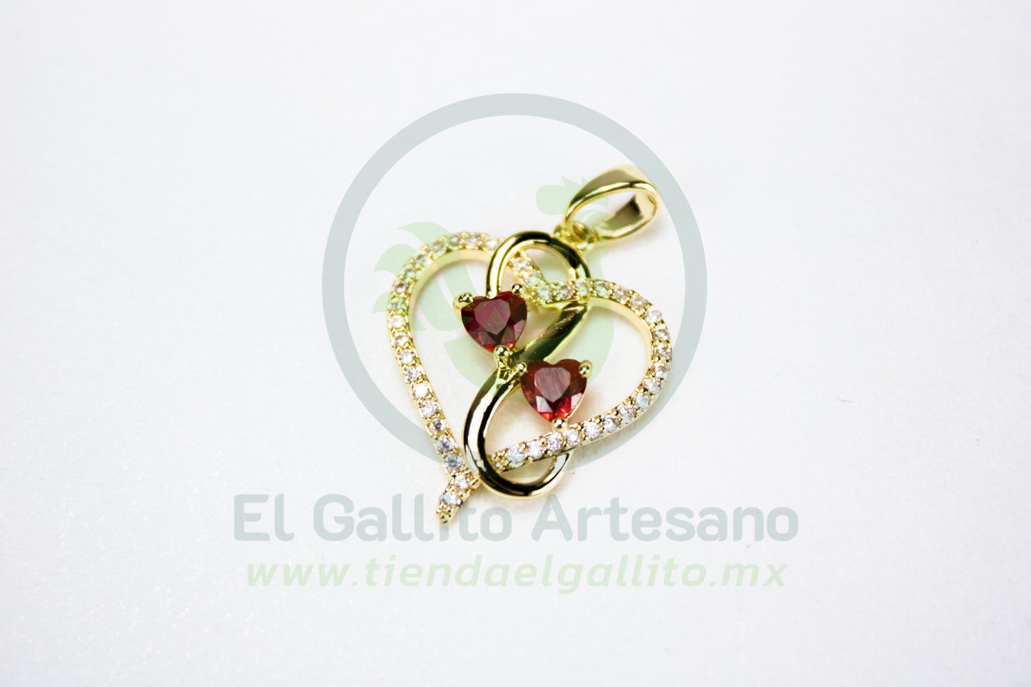 Charms #72 25-1 | Corazón Infinito Rojo