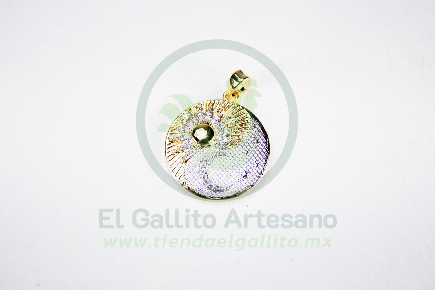 Charms #91 25-1 | Medalla Ying Yang Brillante