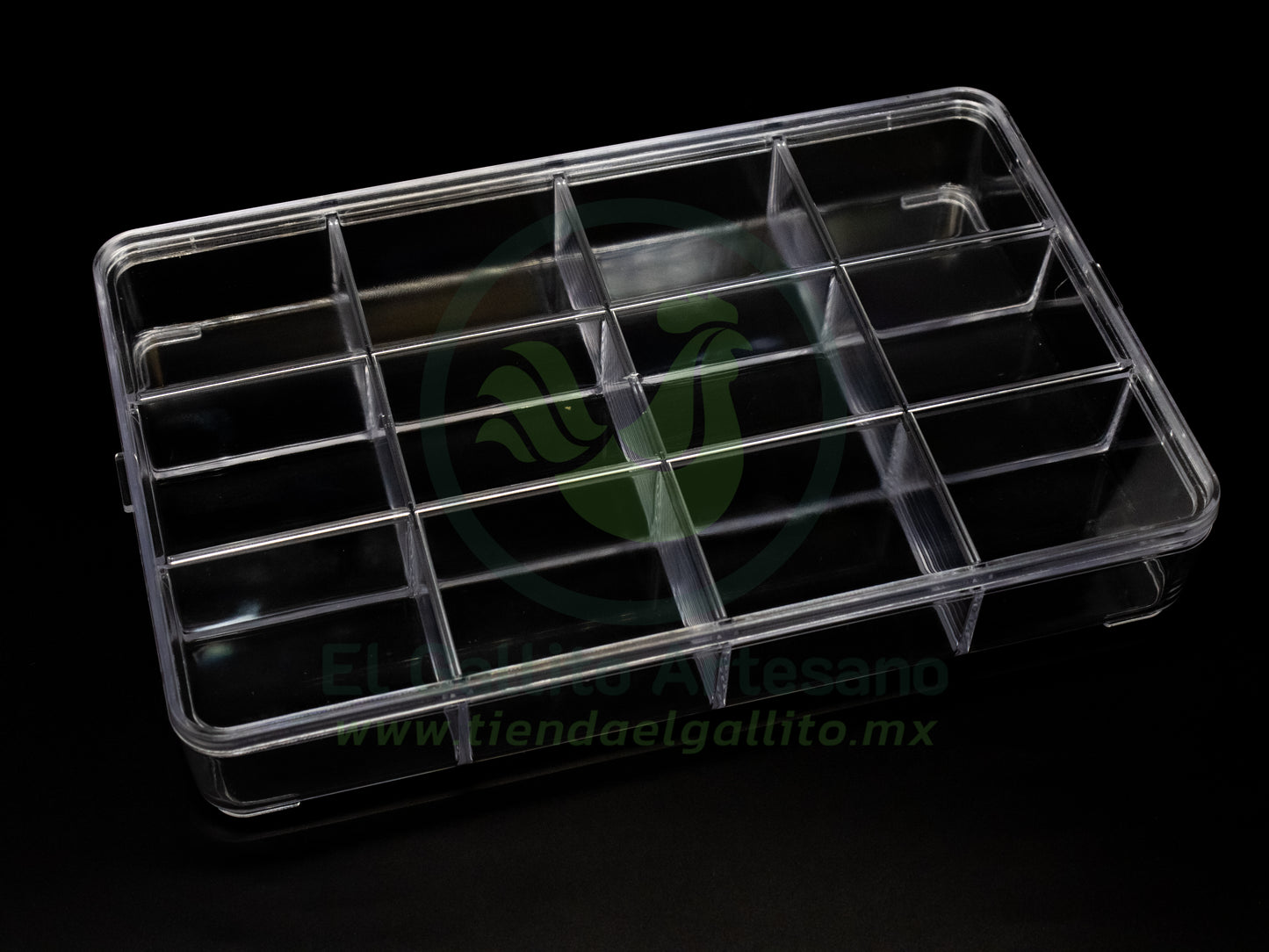 Caja Plástica CMD20-53 | Acrílico 12 Compartimentos