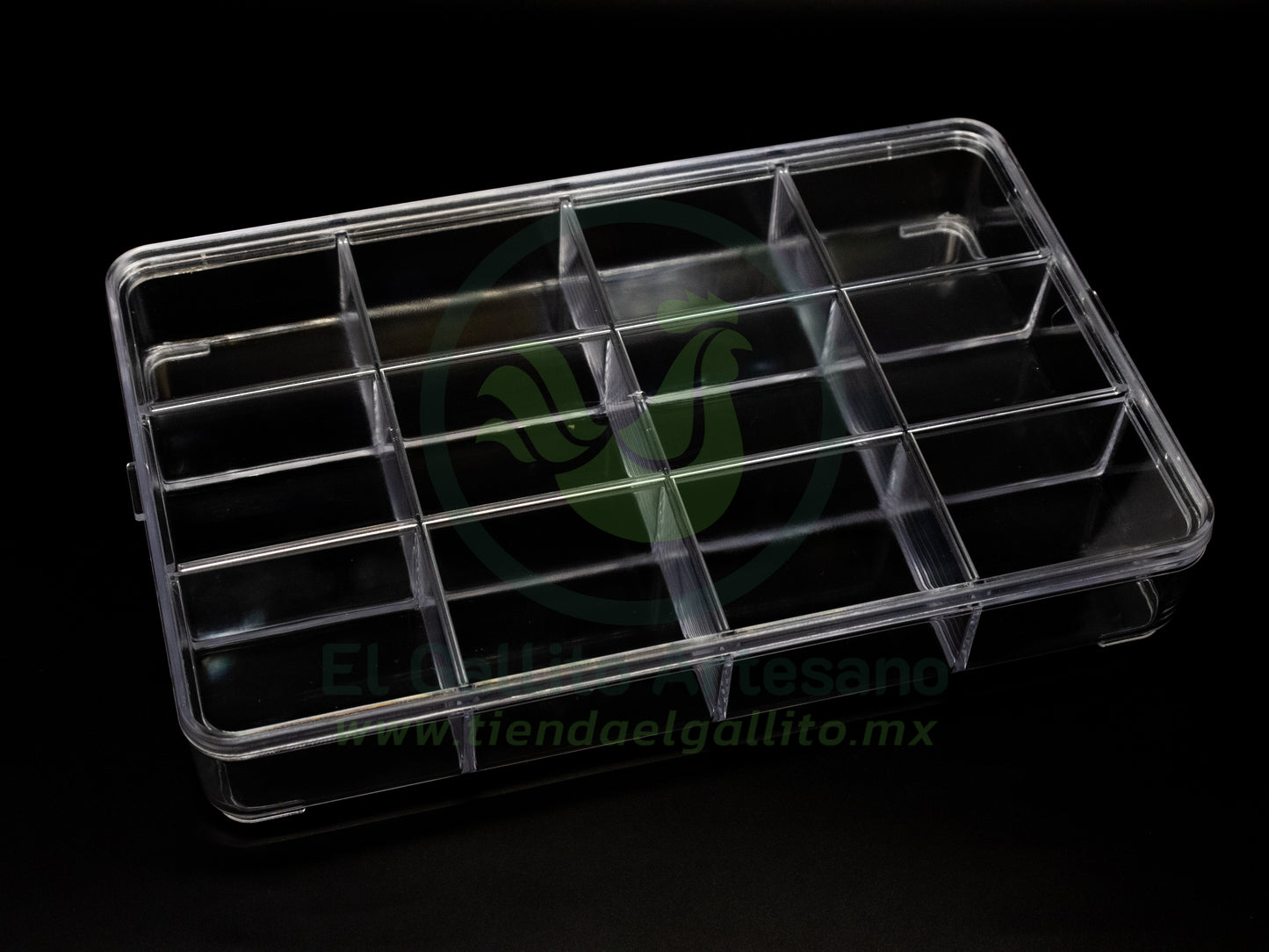 Caja Plástica CMD20-53 | Acrílico 12 Compartimentos