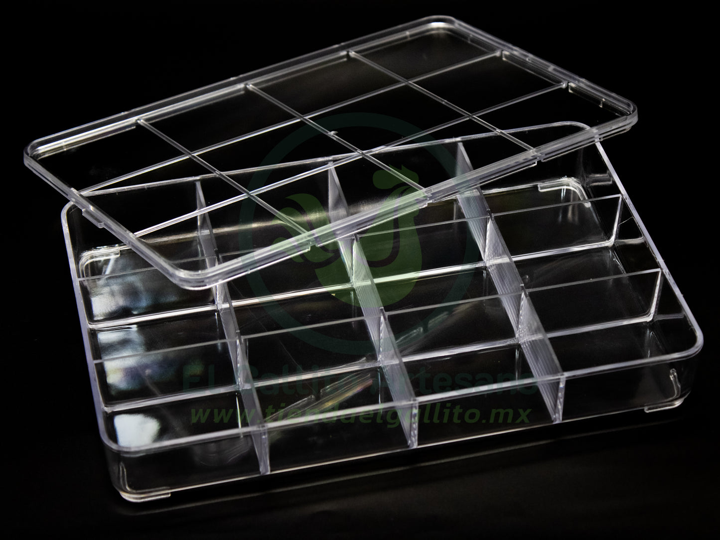 Caja Plástica CMD20-53 | Acrílico 12 Compartimentos