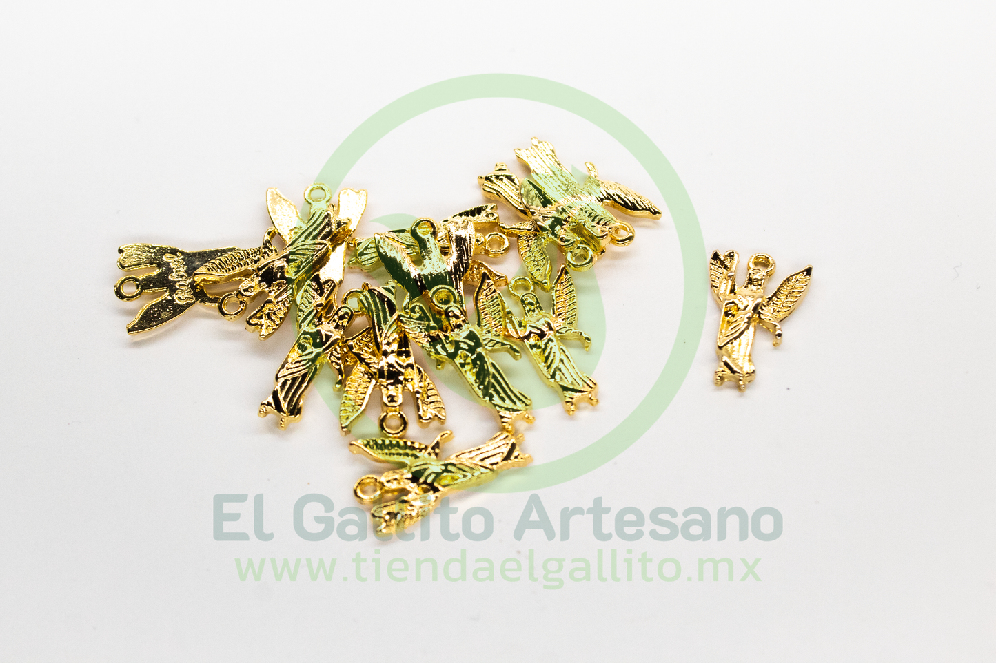#465 Chapa de Oro - Dije Arcángel San Rafael (PIEZA)