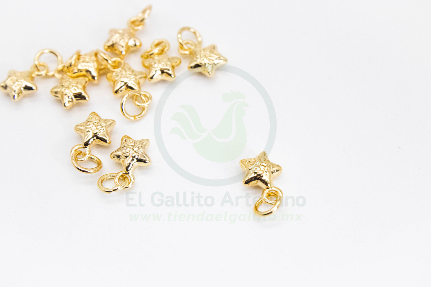 #612 Chapa de Oro - Dije Estrella Mini