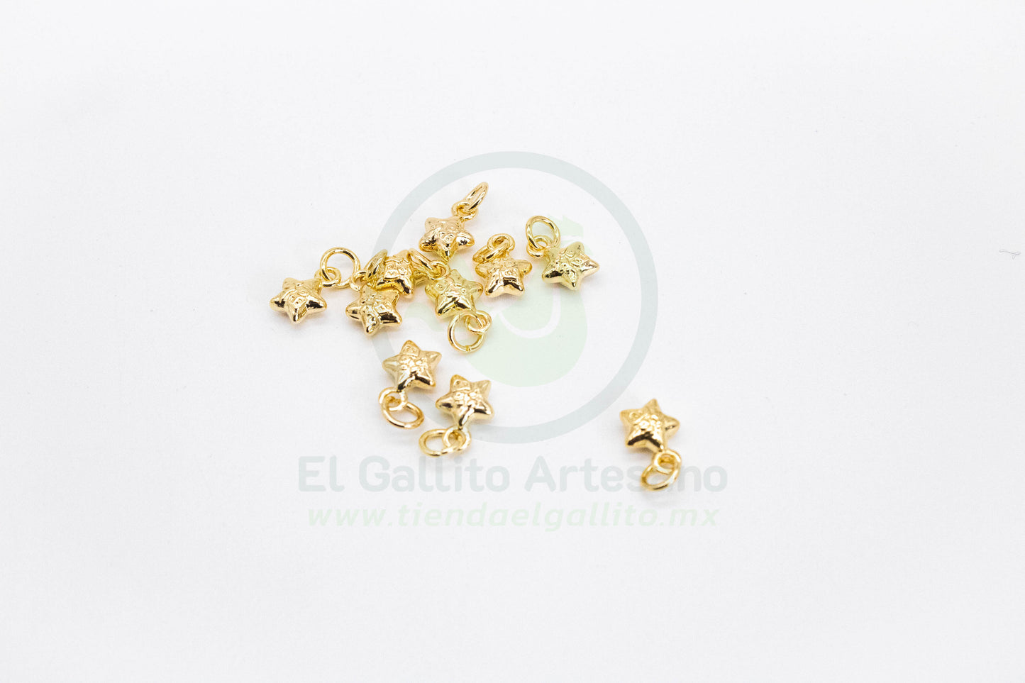 #612 Chapa de Oro - Dije Estrella Mini