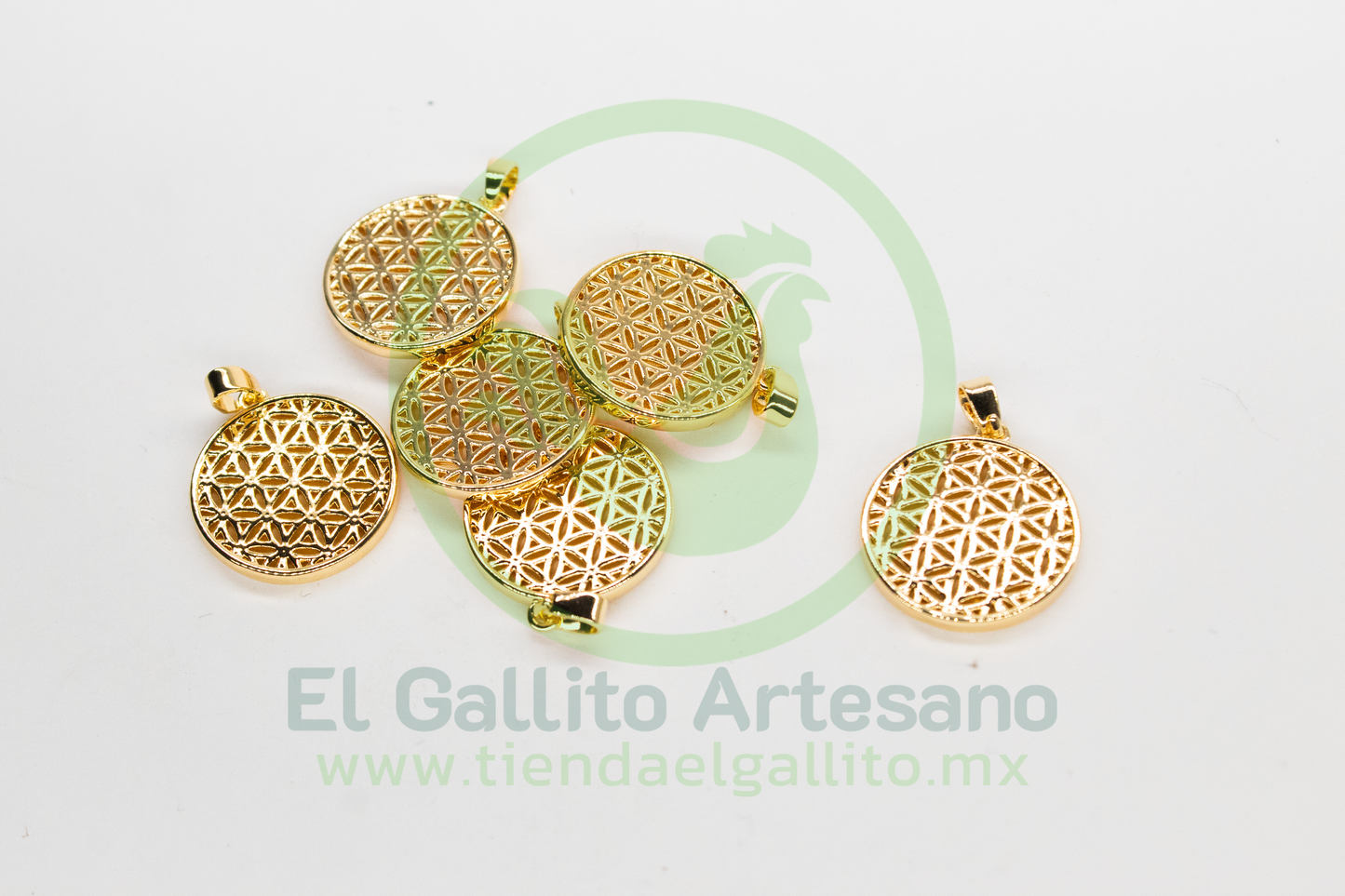 #617 Chapa de Oro - Medalla Celosía | (NUEVO) (PIEZA