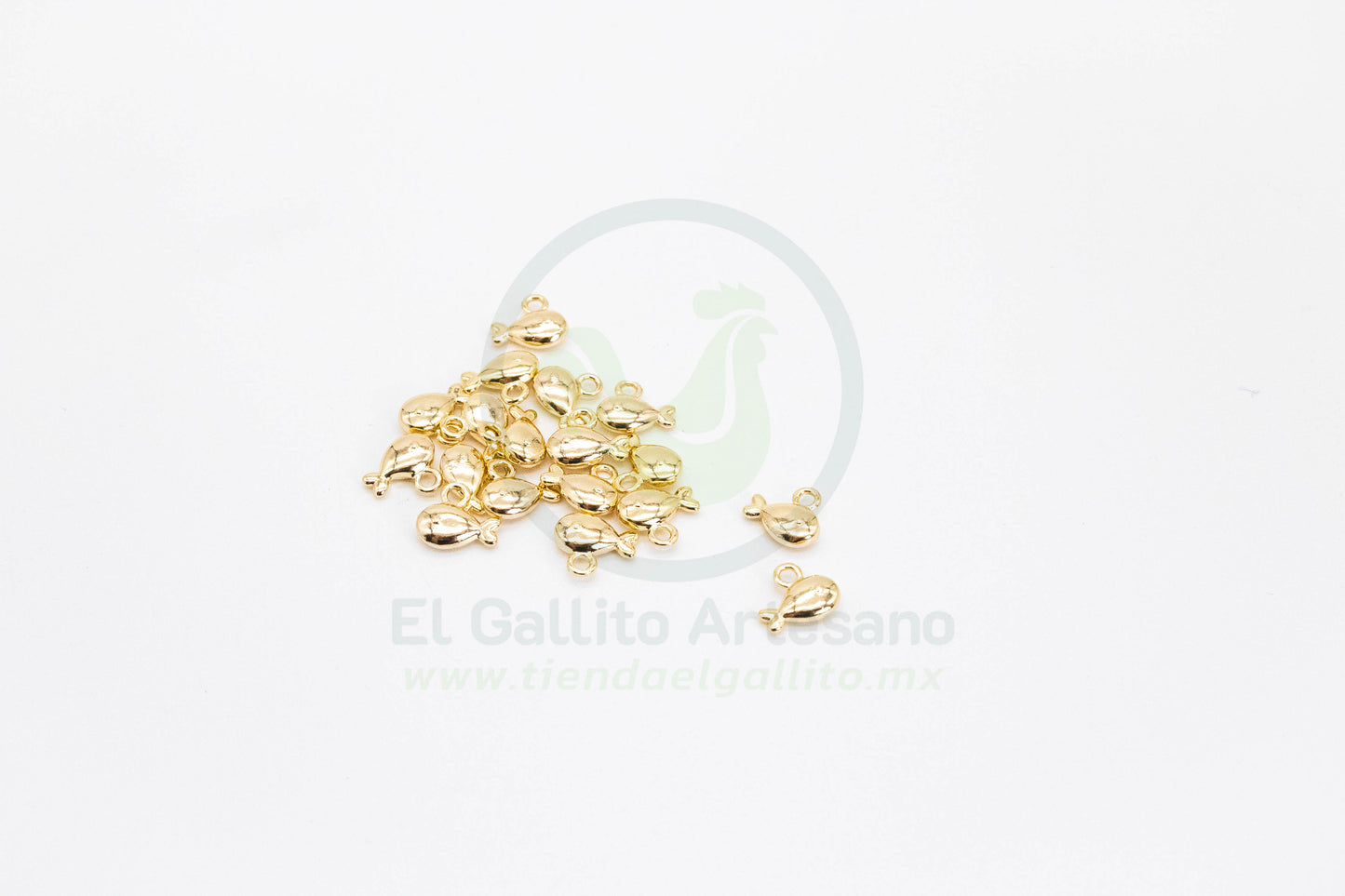 #658 Chapa de Oro - Dije Mini Pez