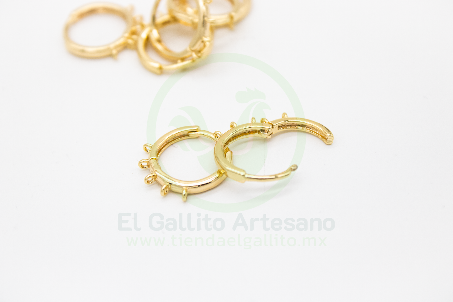 #179 Chapa de Oro - Huggie PAR Premium (5 ARGOLLAS)