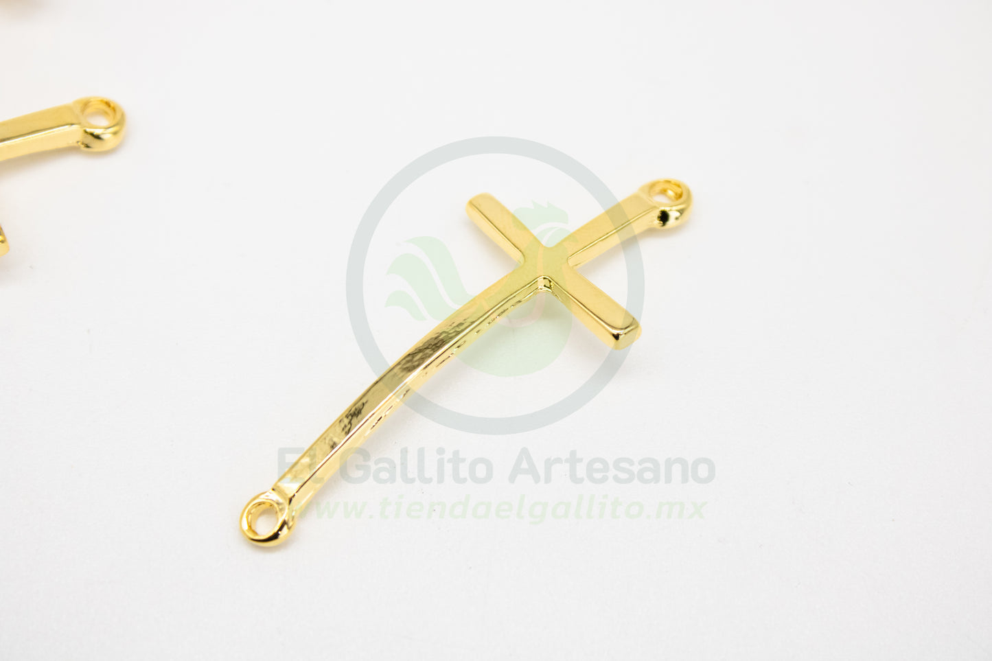 #474 Chapa de Oro - Dije Enlazador Cruz JUMBO (PIEZA) (NUEVO)
