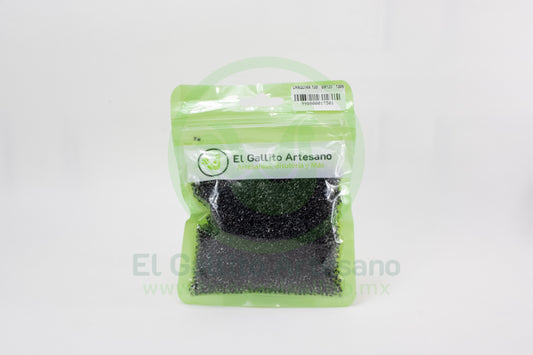 Chaquira 100-Gr120-138B | Negro Transp