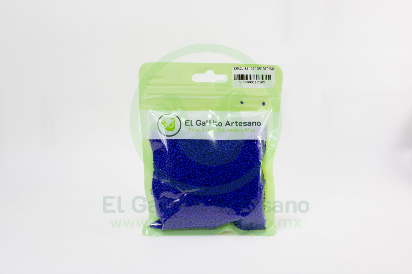 Chaquira 100-Gr120-M48 | Azul Rey Opaco