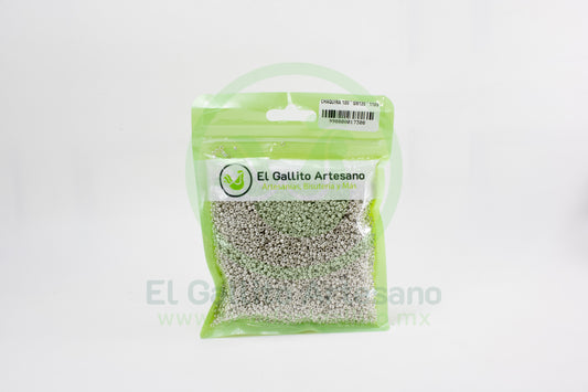 Chaquira 100-Gr120-1109 | Plata Sen