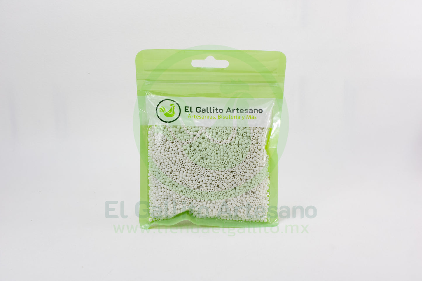 Chaquira 100-Gr120-K-1 | Blanco Mate Oscuro
