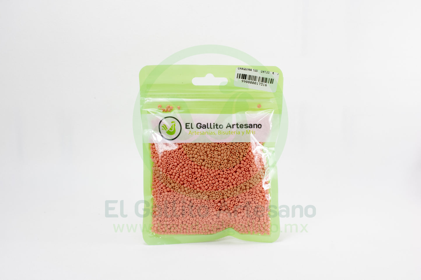 Chaquira 100-Gr120-K-7 | Salmón Oscuro