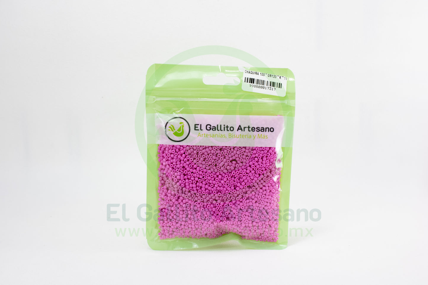 Chaquira 100-Gr120-K-11 | Rosa Mexicano