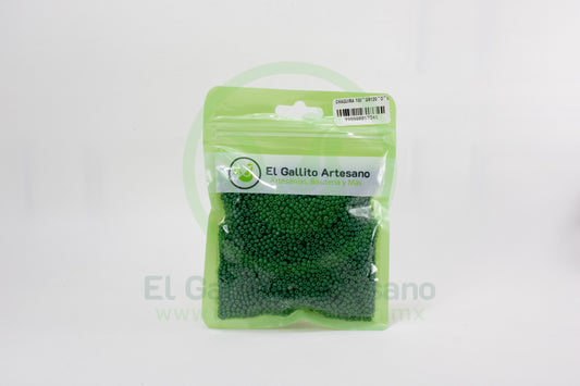Chaquira 100-Gr120-O-9 | Verde Oscuro