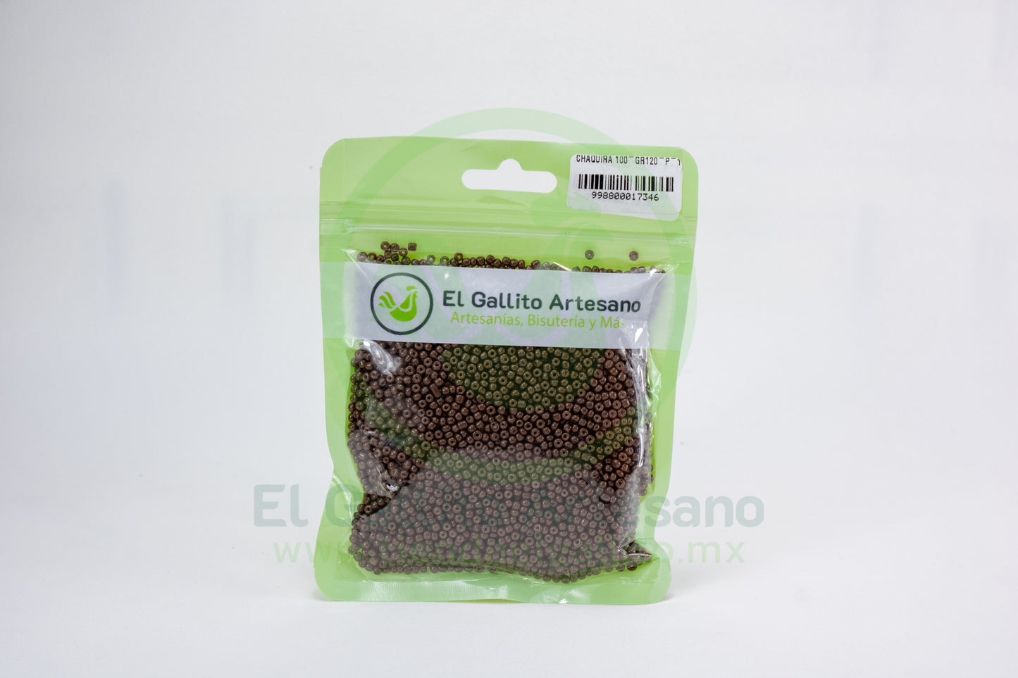 Chaquira 100-Gr120-P-11 | Café Oscuro