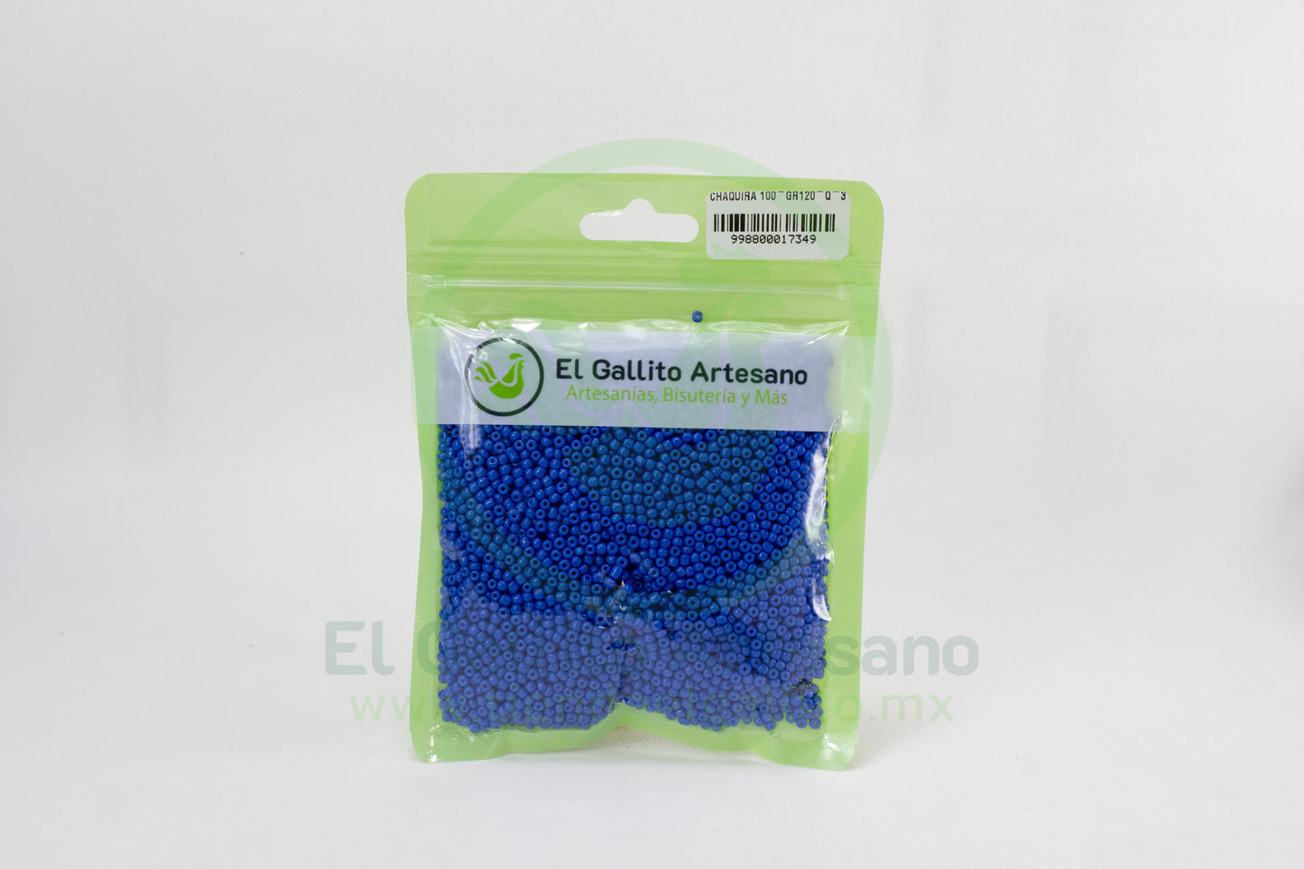 Chaquira 100-Gr120-Q-3 | Azul Rey