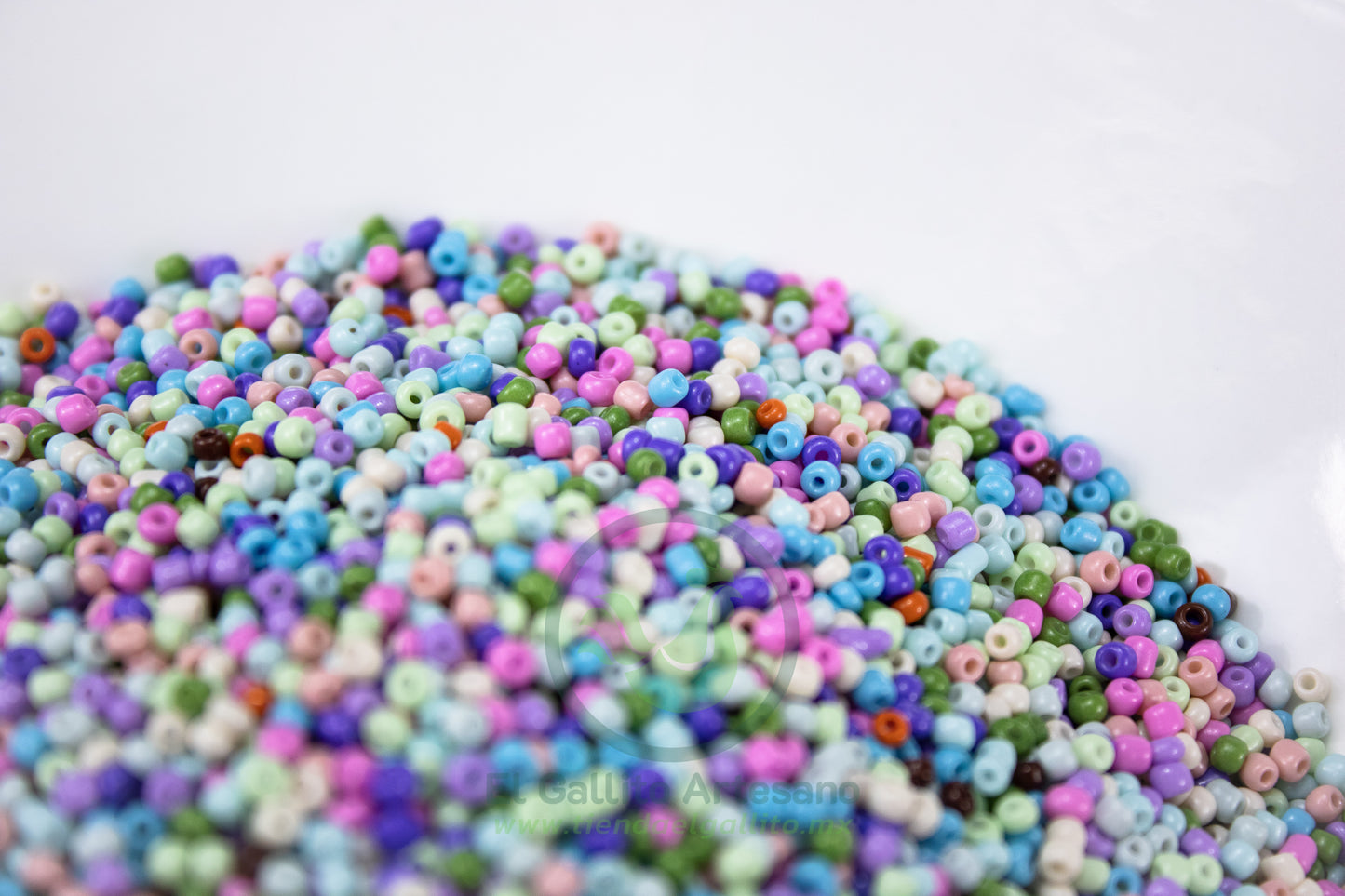 Chaquira 12/0 Mix2 | Claros Lilas Verdes