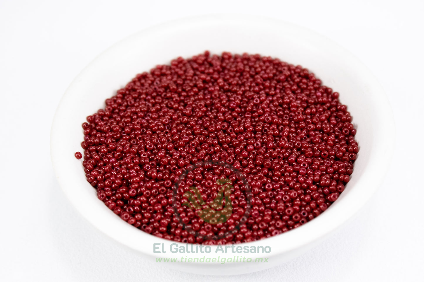 Chaquira AAA 12/0 45B | Rojo Oscuro Mate