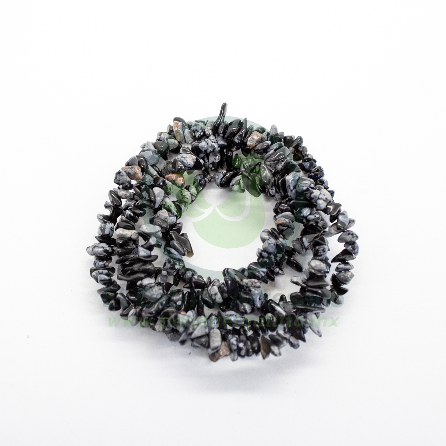 Chip De Piedra 3.5 MD19 Obsidiana Nieve