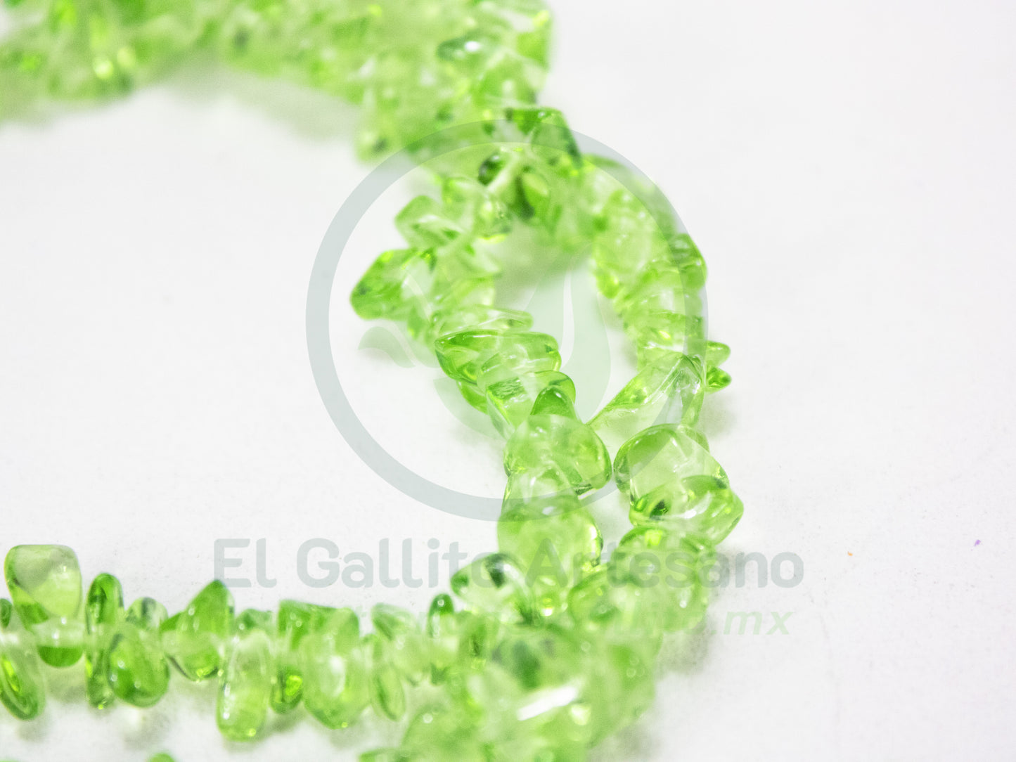 Chip Vidrio 25-1 #10 | Verde Limón