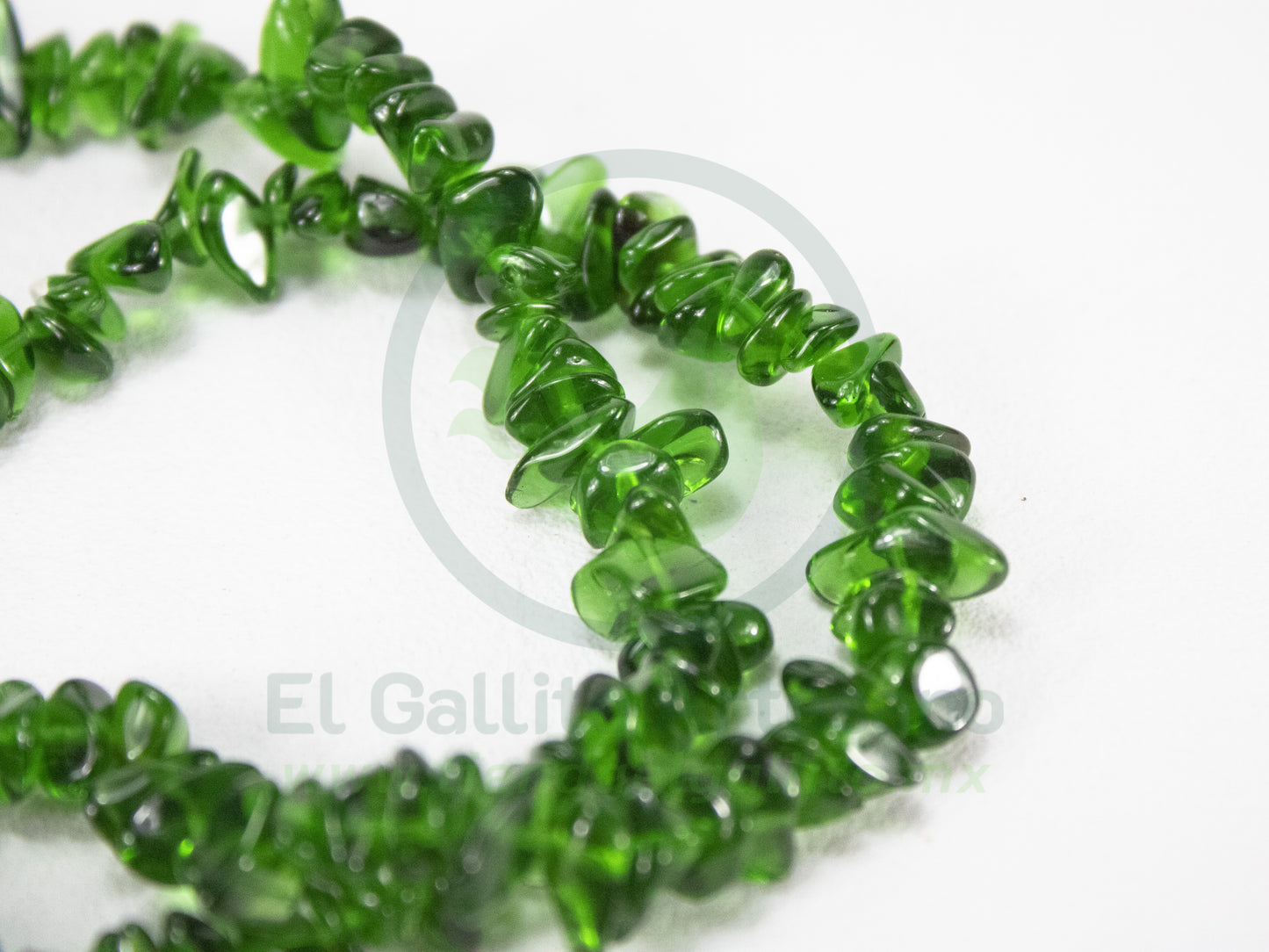 Chip Vidrio 25-1 #7 | Verde Bandera