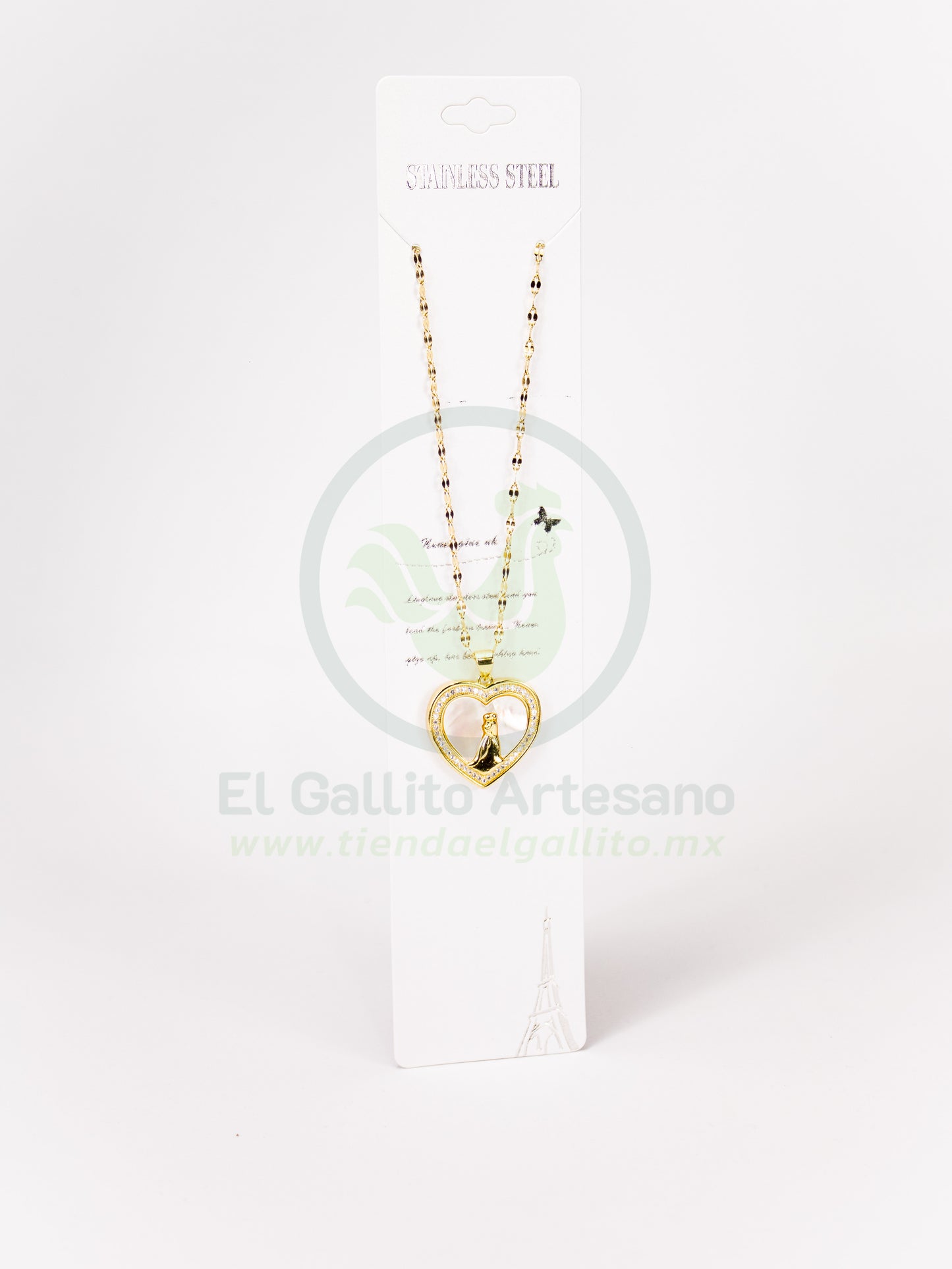 Collar 24-4 MD12 | Corazón Novios