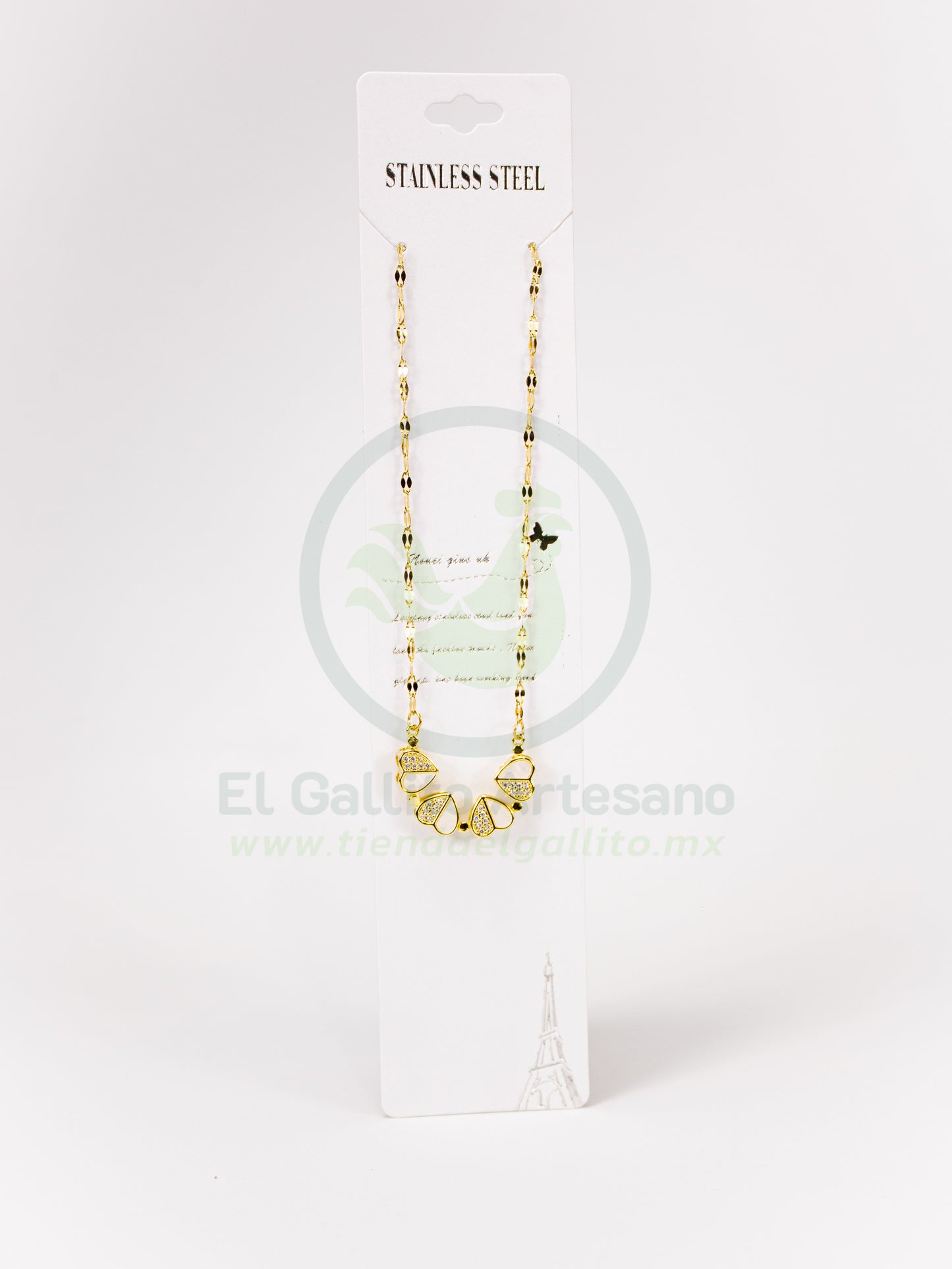 Collar 24-4 MD3 | Trébol Movible con Blanco