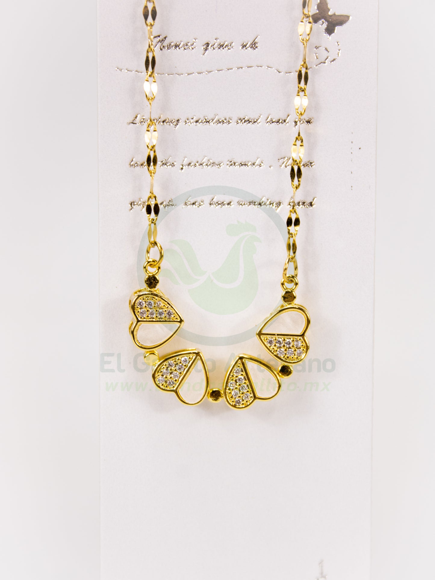 Collar 24-4 MD3 | Trébol Movible con Blanco