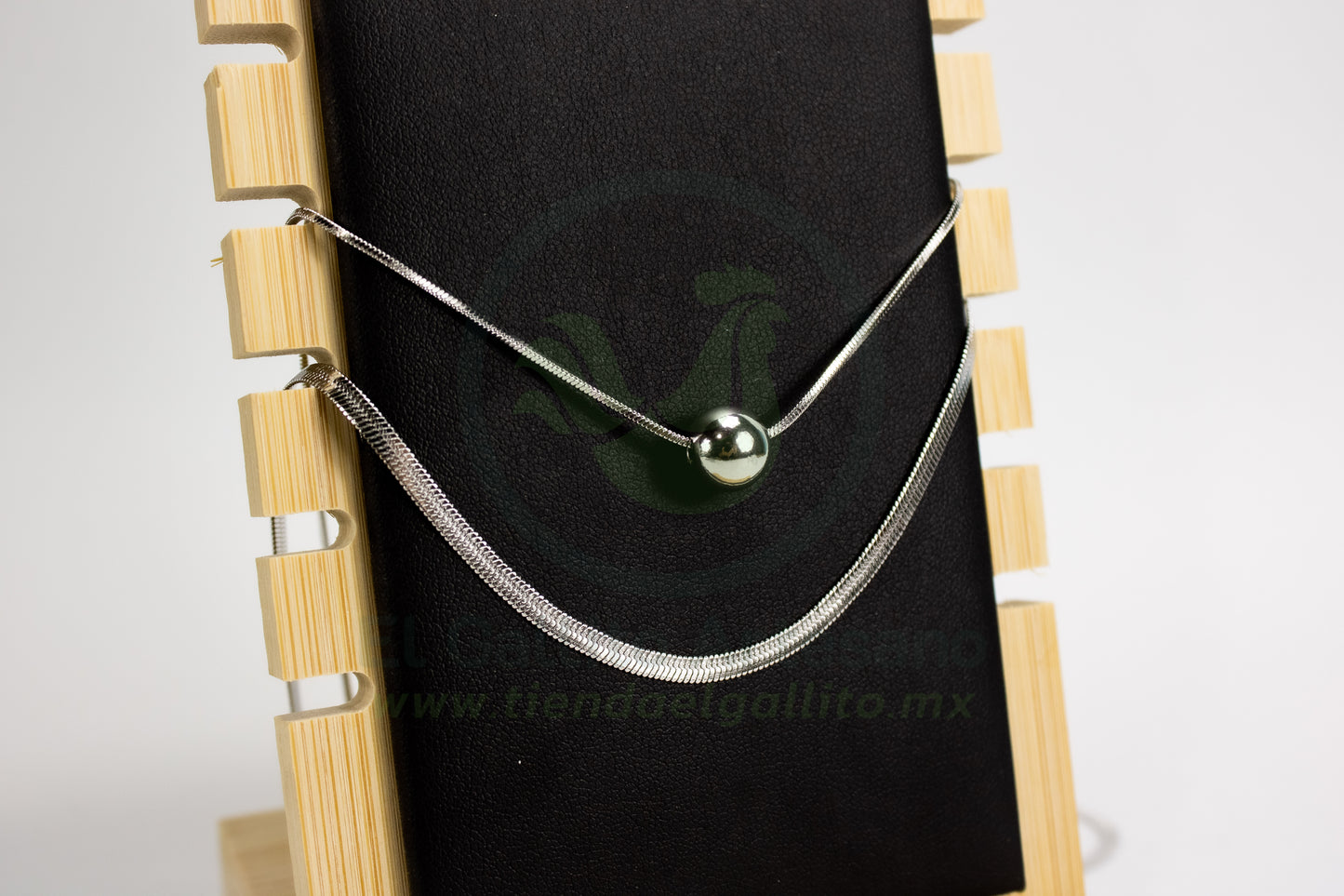 Collar Acero 24-4 MD 02 | Bola Lisa