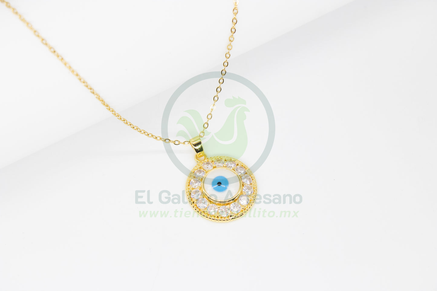 Collar Cobre MD24 | Ojo Blanco