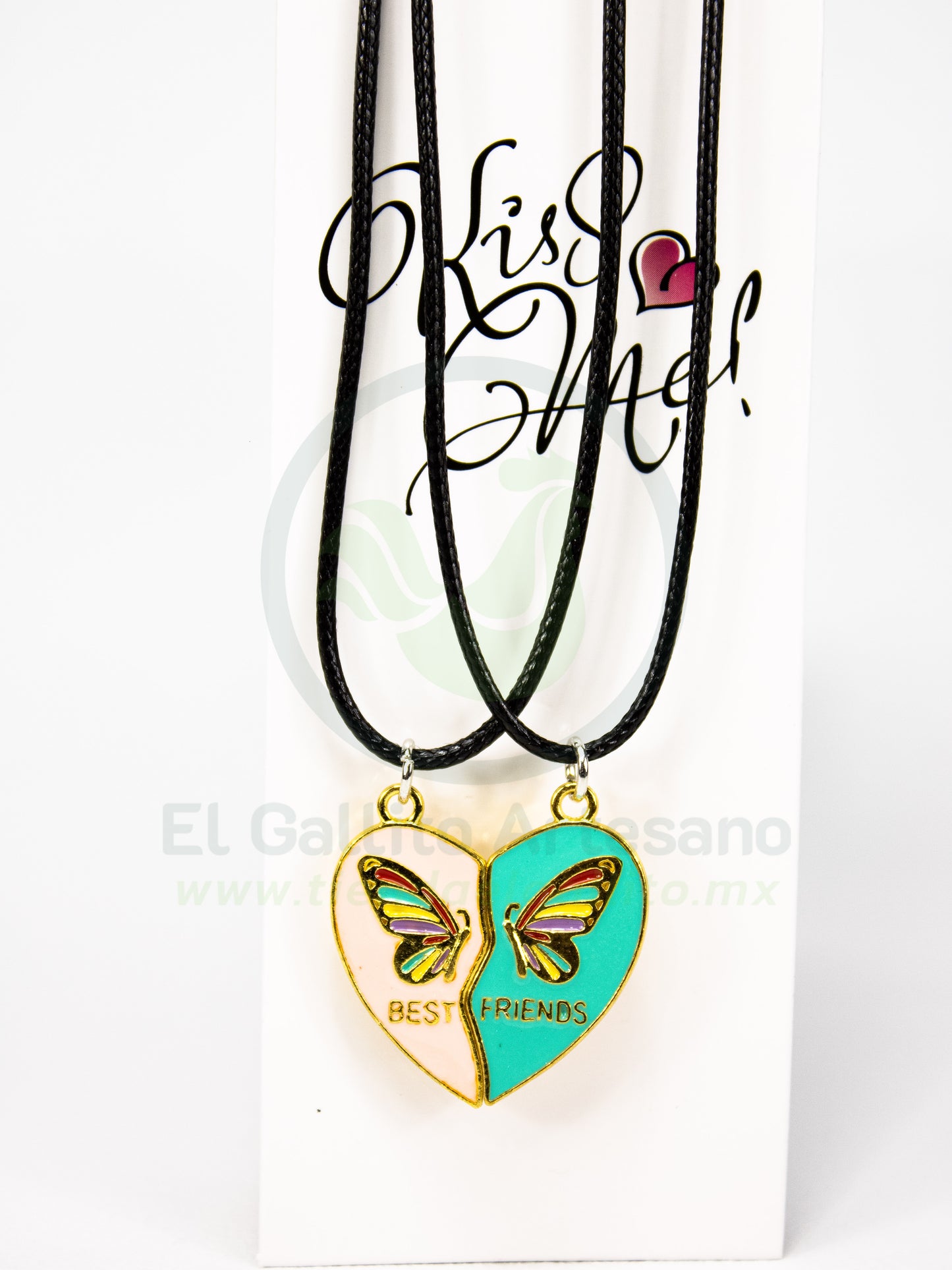 Collar Pareja 24-4 MD30 | Mariposas Colores