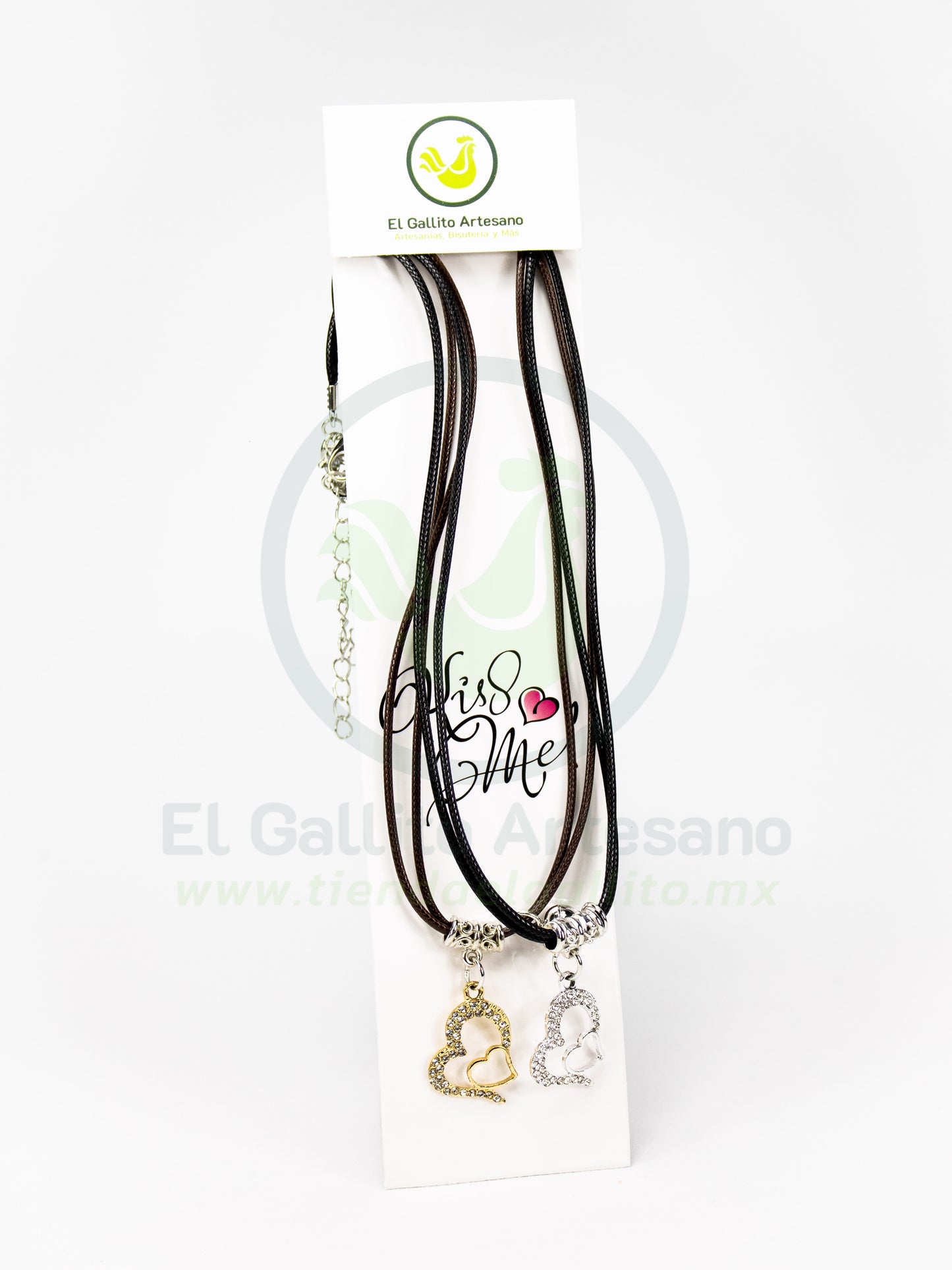 Collar Pareja 24-4 MD36 | Corazones Cristales