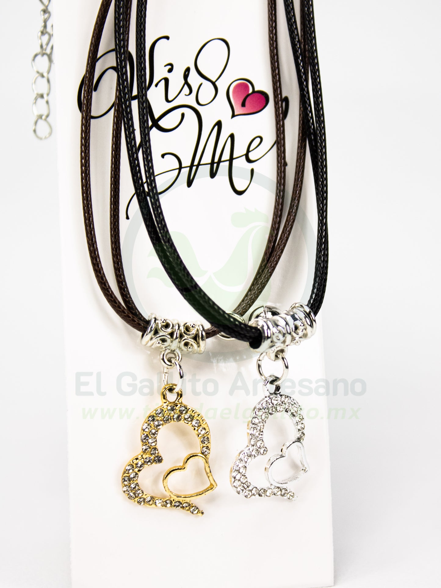 Collar Pareja 24-4 MD36 | Corazones Cristales