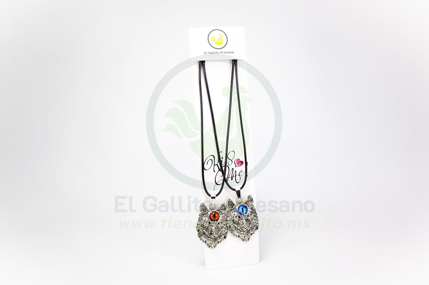 Collar Pareja 24-4 MD47 | Lobo con Ojo