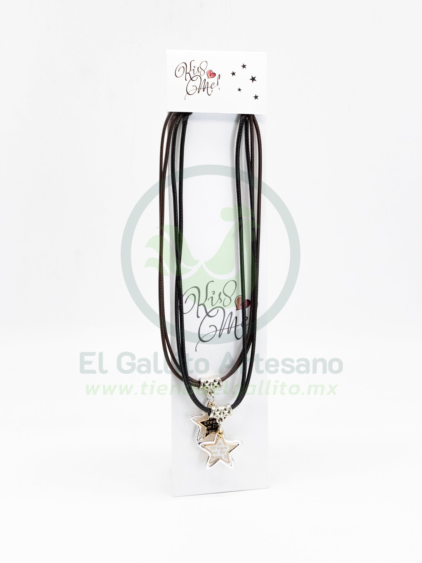 Collar Pareja MD03 | Estrella Dream B/N