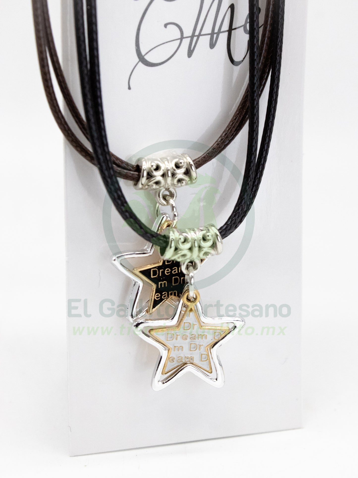 Collar Pareja MD03 | Estrella Dream B/N