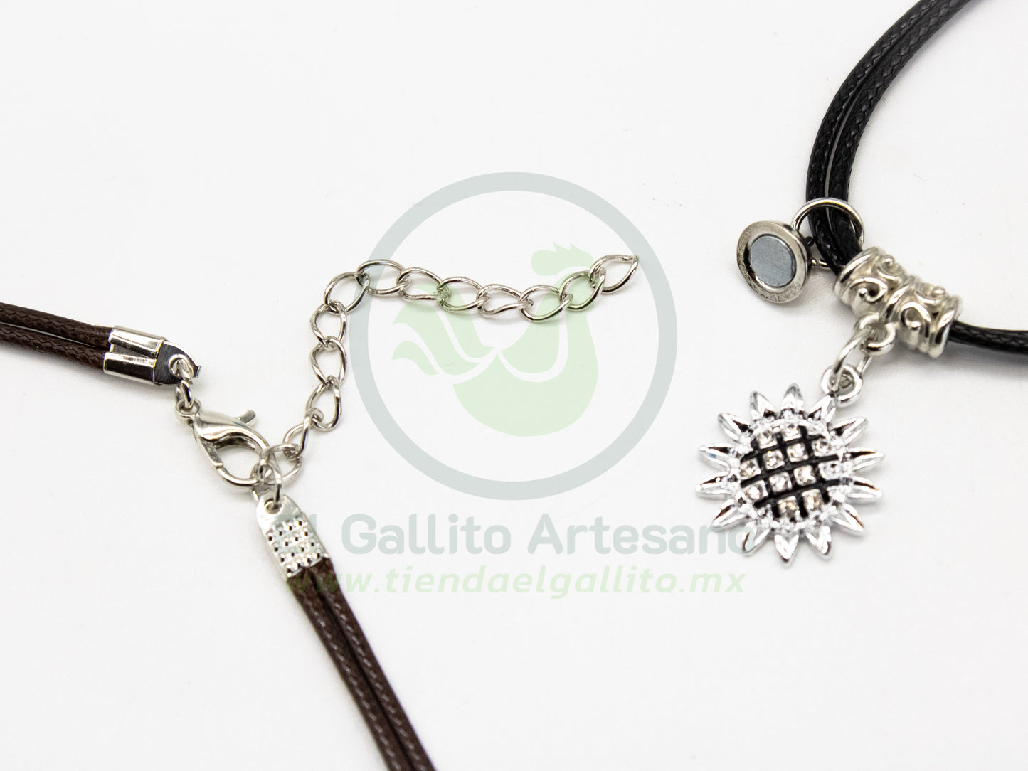 Collar Pareja MD17 | Girasol Dor/Plat