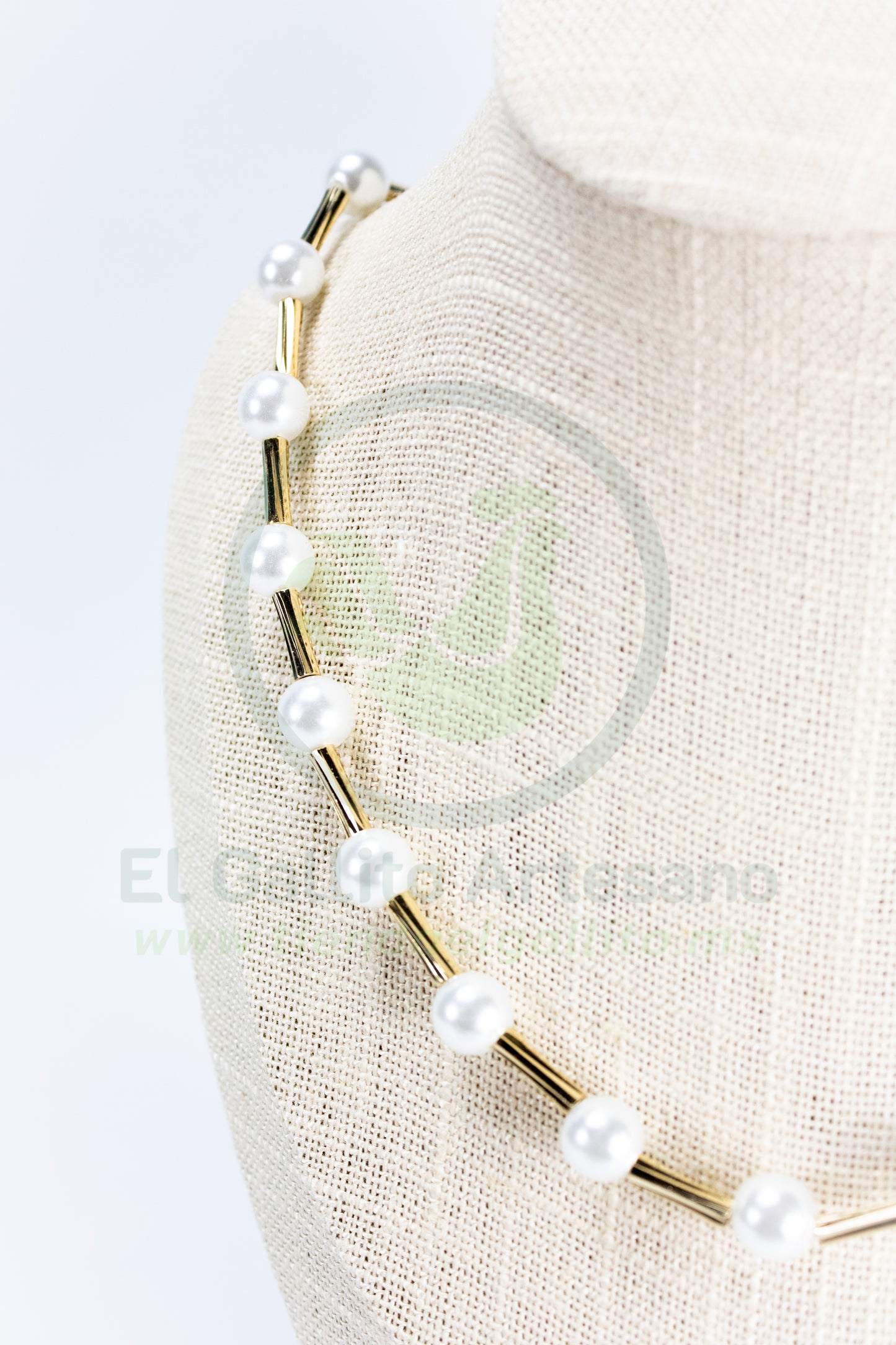 Collar Vivi Dsy-100 | Barras Perla 8mm
