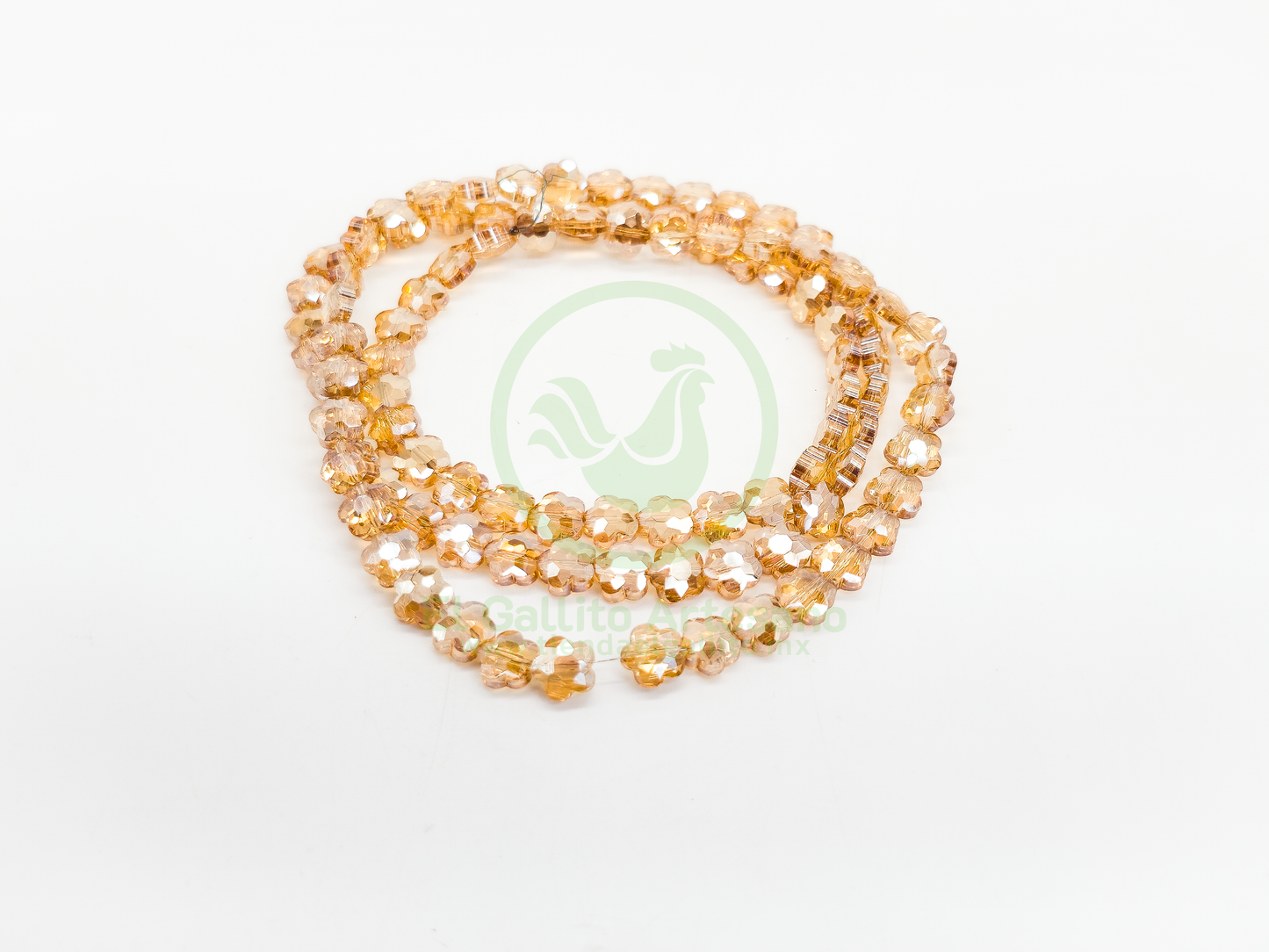 Cristal Flor 10mm | Colores